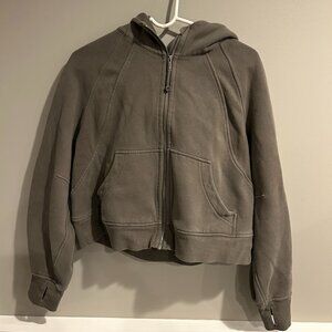 Lululemon Cropped Zip Up Hoodie